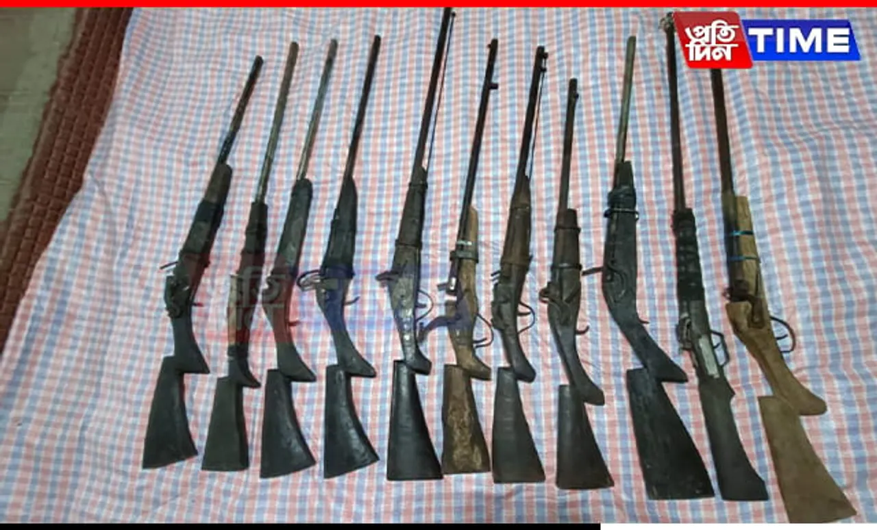 Assam: Security Forces Recover 11 Country-Made Rifles In Kokrajhar Arms Bust